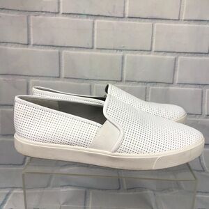 Vince Perorated Leather Slip On Sneakers 9.5